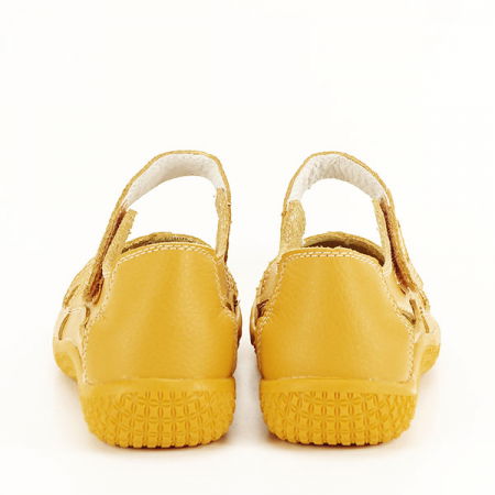 Balerini piele naturala Mariana galben [5]