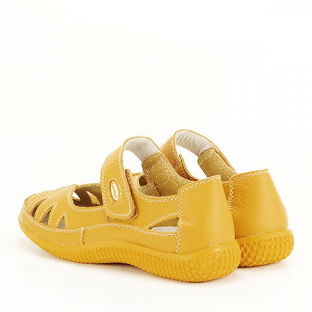 Balerini piele naturala Mariana galben [3]