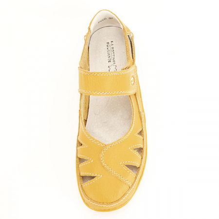 Balerini piele naturala Mariana galben [1]