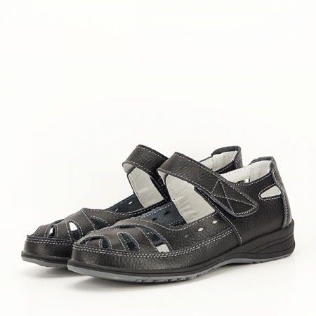 Balerini - Balerini piele naturala Oana negru