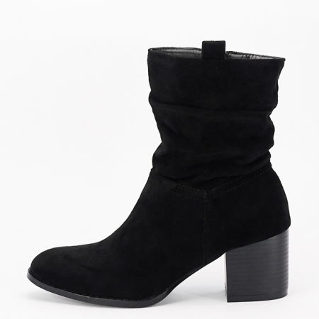 Botine - Botine negre lungi BMO8329 110