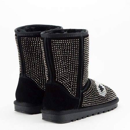 Cizme negre din piele naturala W8008 112 [3]