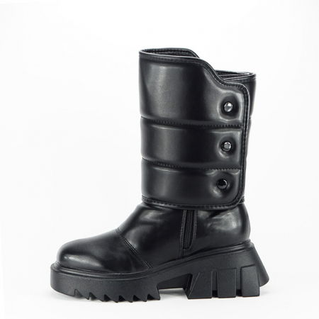 Oferte Speciale - Cizme negre de iarna HOT2029 116