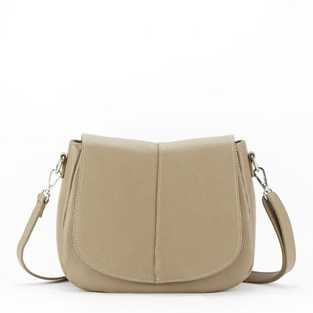 Posete - Geanta bej din piele naturala 8960 123