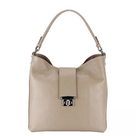 Posete - Geanta bej din piele naturala 8963 124