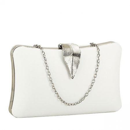 Clutch - Geanta clutch alb simplu BME-600  05