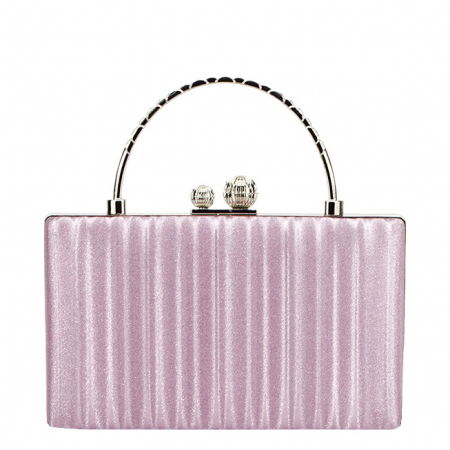 Clutch - Geanta roz, clutch cu maner BME-622 05