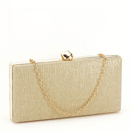 Clutch - Geanta clutch auriu BYH809 06