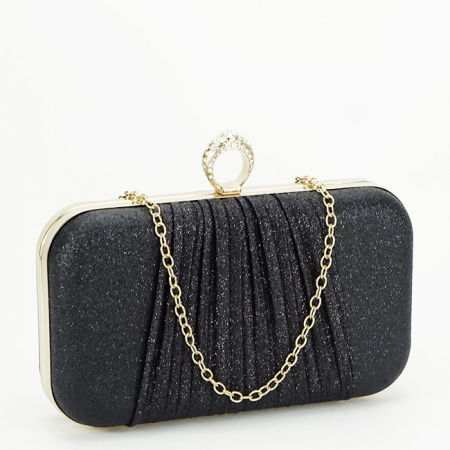 Clutch - Geanta clutch neagra BJH-22705 05