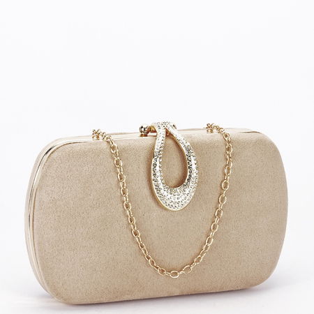 Clutch - Geanta clutch eleganta bej BJH-756 05