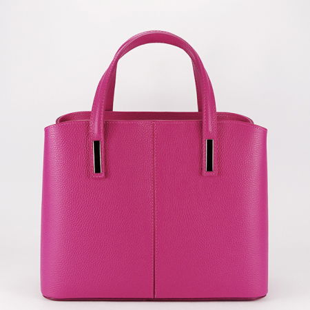 Geanta mare fucsia din piele naturala 8922 M6