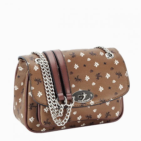 Posete - Geanta David Jones cu imprimeu logo CH21002 14