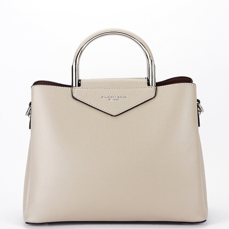 Posete - Geanta medie bej FLORA&Co F8534 16