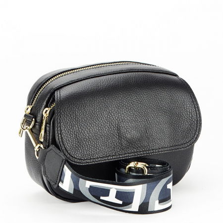 Posete - Geanta mica din piele naturala 1088 122 Negru