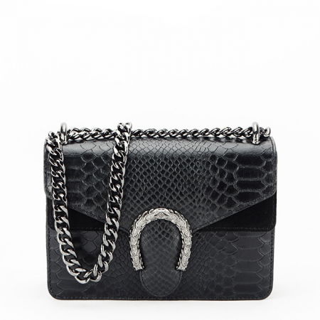 Clutch - Geanta mica din piele naturala 8936 120 Negru