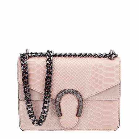 Clutch - Geanta mica din piele naturala 8936 120 Roz