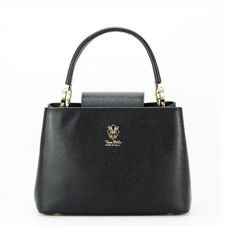 Posete - Geanta din piele naturala 8950 120 Negru