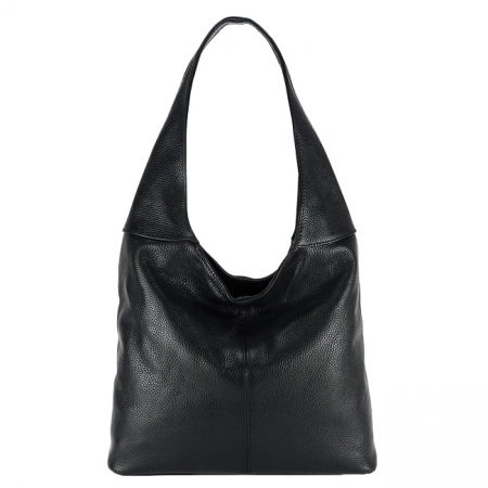 Posete - Geanta neagra de talie mare din piele naturala 8924 127