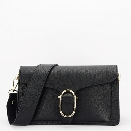 Clutch - Geanta neagra din piele naturala 1683 126