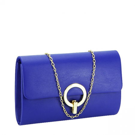 Clutch - Geanta plic eleganta BJH-981A 06 Albastru