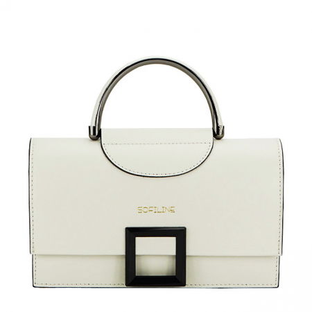 Clutch - Geanta Premium din piele naturala 8926 123 Crem