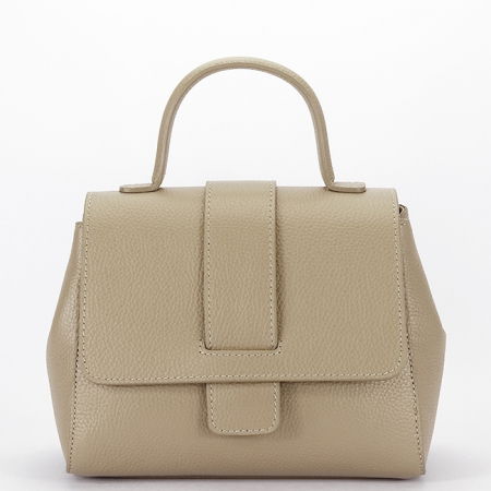 Posete - Geanta taupe din piele naturala 1047 123
