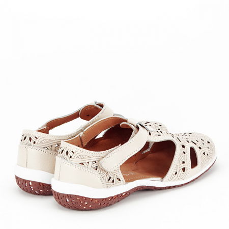 Balerini bej din piele naturala CXWL2118 M5 [4]