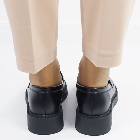 Mocasini negri de tip loafers 1817 03 [5]