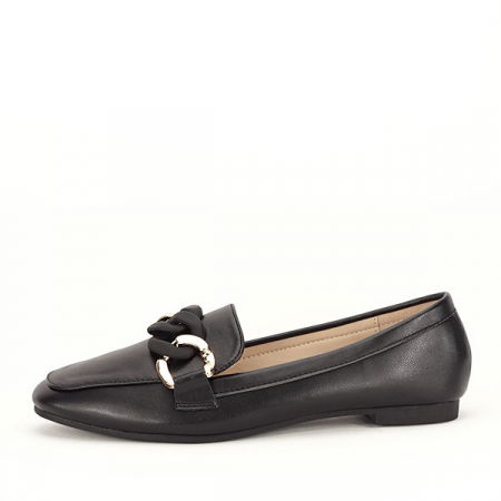 Balerini - Mocasini negri Gloria M2