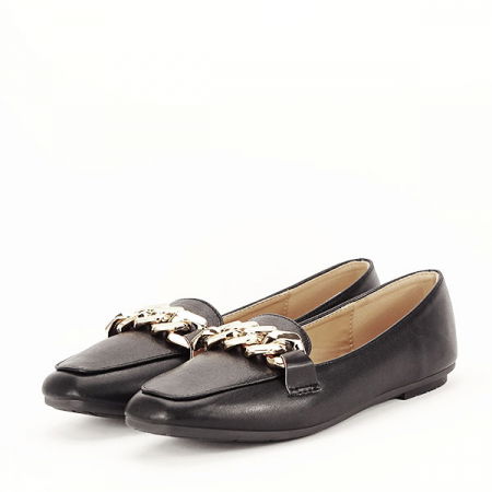 Balerini - Mocasini negri Lavinia M3