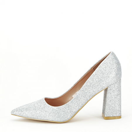Pantofi - Pantofi eleganti argintii BHH7651 01