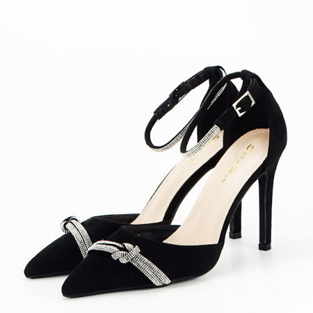 Pantofi - Pantofi eleganti negri Y2385-6 03