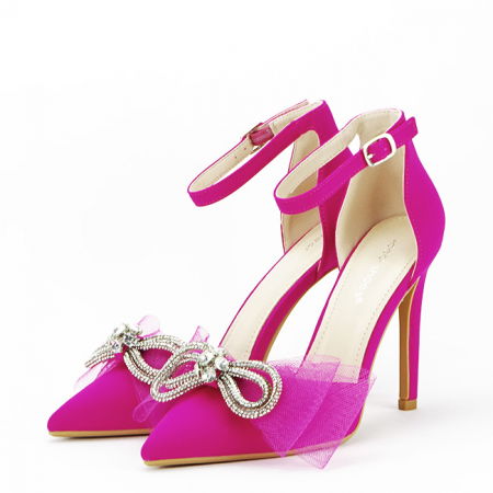 Pantofi - Pantofi fuchsia cu funda 6831 01