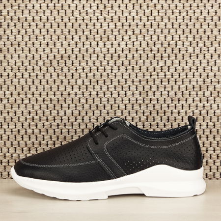 Pantofi - Pantofi piele naturala negri Angela