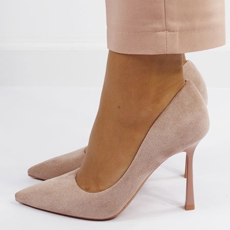 Pantofi - Pantofi roz eleganti D-1283 04