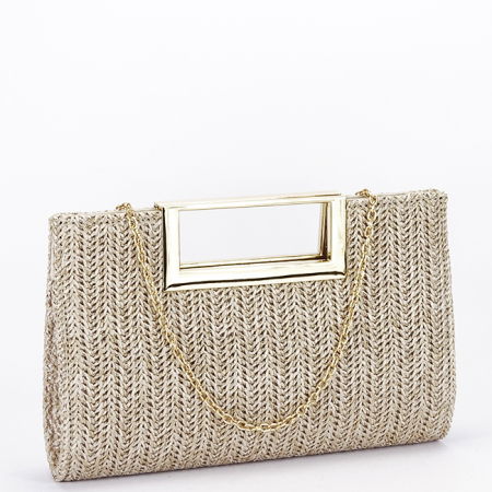 Clutch - Plic bej cu model impletit BYH-922 06