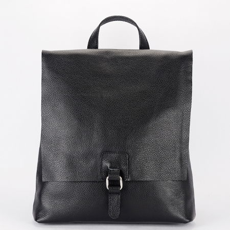 Rucsacuri - Rucsac 2 in 1 negru din piele naturala 5974-28 M11