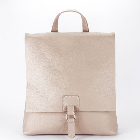 Rucsacuri - Rucsac 2 in 1 roz din piele naturala 5974-28 M11