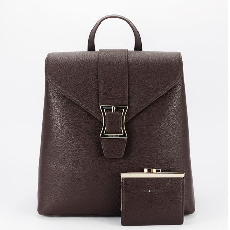 Rucsacuri - Rucsac maro inchis Premium Chris Bella CB2423-3 M2