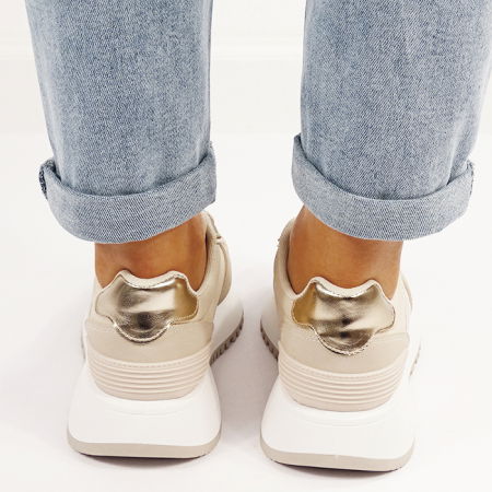 Sneakers bej casual 9147 M5 [5]