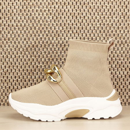 Pantofi sport si sneakers - Sneakers bej Sabrina M3