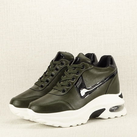 Pantofi - Sneakers kaki High Top Abby