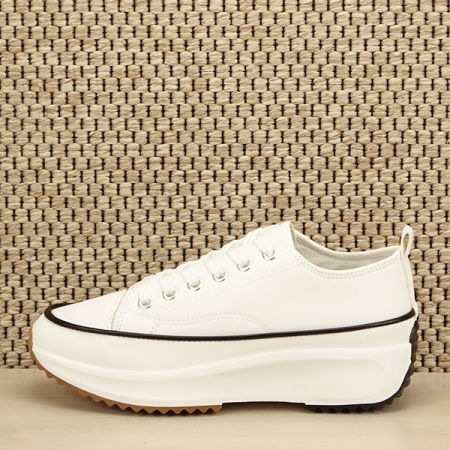 Pantofi - Tenisi albi Adria