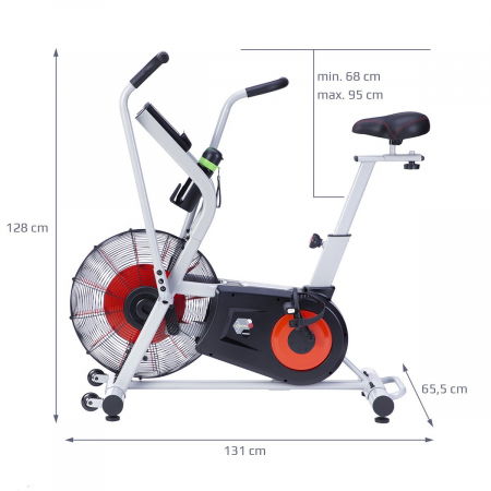 Bicicleta fitness HMS PREMIUM MP8880 Air Bike [5]