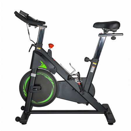 Bicicleta Fitness Spin Bike Dhs 2101 - Negru-Verde [2]