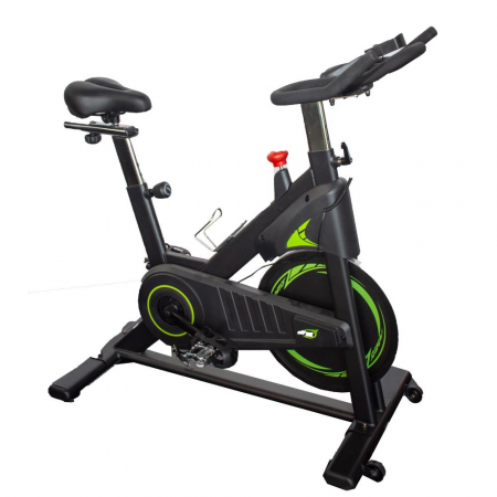 Bicicleta Fitness Spin Bike Dhs 2101 - Negru-Verde [1]