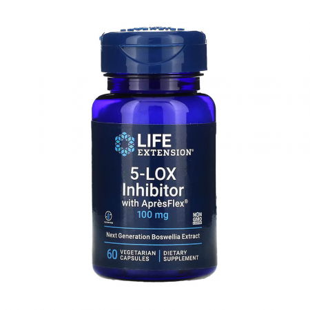 ANTIINFLAMATOARE SI ANALGEZICE - 5-LOX Inhibitor with ApresFlex, 100 mg, Life Extension, 60 capsules