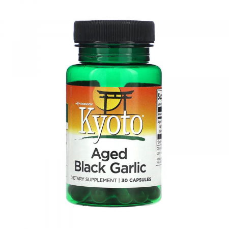 Swanson - Aged Black Garlic, Kyoto, Swanson, 30 capsules SWK014