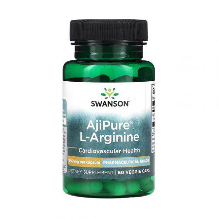 SANATATEA CREIERULUI - ajipure-arginine-500mg-swanson