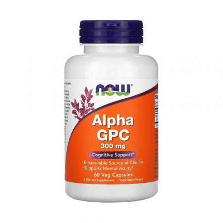 SANATATEA CREIERULUI - alpha-gpc-300mg-now-foods